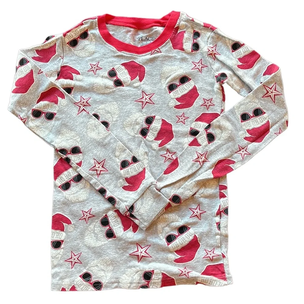 Children’s Place | Kid’s Santa Long Pajama Set sz 14